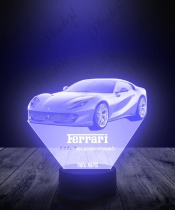 Lampka LED 3D Plexido Samochód Ferrari 812 Superfast - 1