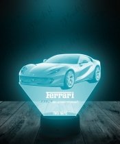 Lampka LED 3D Plexido Samochód Ferrari 812 Superfast - 3