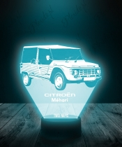 Lampka LED 3D Plexido Samochód Citroen Mehari - 2