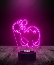 Lampka LED 3D Plexido Pokemon Numel - 1