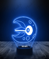 Lampka LED 3D Plexido Pokemon Lunatone - 1