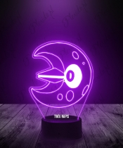 Lampka LED 3D Plexido Pokemon Lunatone - 3