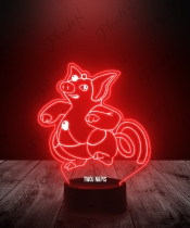 Lampka LED 3D Plexido Pokemon Grumpig - 1
