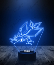 Lampka LED 3D Plexido Pokemon Vibrava - 1