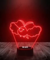 Lampka LED 3D Plexido Pokemon Swablu - 3