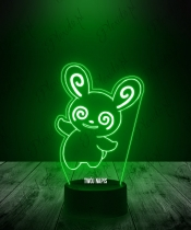 Lampka LED 3D Plexido Pokemon Spinda - 3