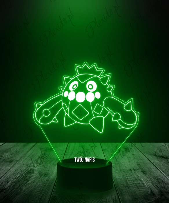 Lampka LED 3D Plexido Pokemon Cacnea - 3