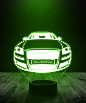 Lampka LED 3D Plexido Samochód Maska - 1