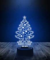 Lampka LED 3D Plexido Boże Narodzenie Choinka Świąteczna - 1
