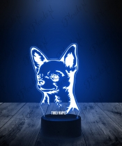 Lampka LED 3D Plexido Piesek Rasa Chihuahua - 2