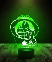 Lampka LED 3D Plexido Monkey D. Luffy One Piece Anime