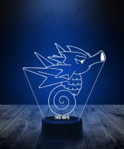 Lampka LED 3D Plexido Pokemon Seadra - 1