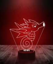 Lampka LED 3D Plexido Pokemon Seadra - 2