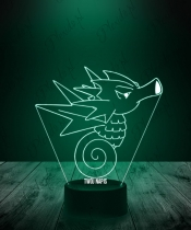 Lampka LED 3D Plexido Pokemon Seadra - 3