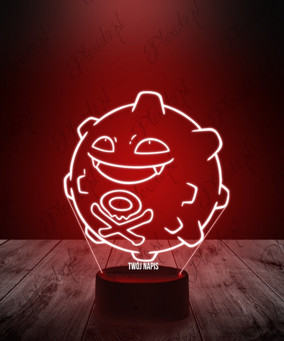 Lampka LED 3D Plexido Pokemon Koffing - 1