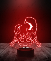 Lampka LED 3D Plexido Pokemon Kingler - 2