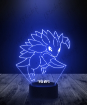 Lampka LED 3D Plexido Pokemon Sandslash - 3