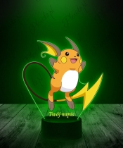Lampka LED 3D Plexido z Nadrukiem UV Pokemon Raichu - 1