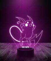 Lampka LED 3D Plexido Pokemon Raichu - 1