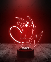 Lampka LED 3D Plexido Pokemon Raichu - 3