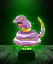 Lampka LED 3D Plexido z Nadrukiem UV Pokemon Ekans - 1