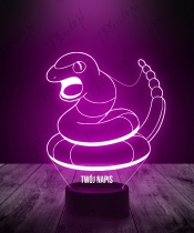 Lampka LED 3D Plexido Pokemon Ekans - 1