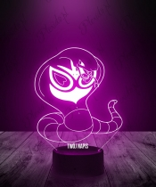 Lampka LED 3D Plexido Pokemon Arbok - 2