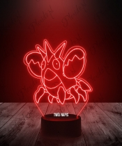 Lampka LED 3D Plexido Pokemon Corphish - 3