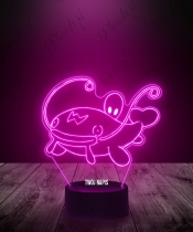 Lampka LED 3D Plexido Pokemon Whiscash - 3