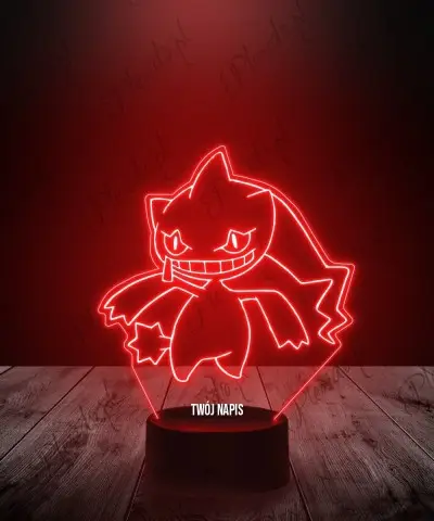 Lampka LED 3D Plexido Pokemon Banette - 1