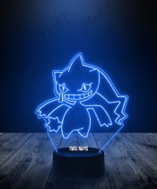 Lampka LED 3D Plexido Pokemon Banette - 2