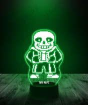 Lampka LED 3D Plexido Undertale Sans - 3