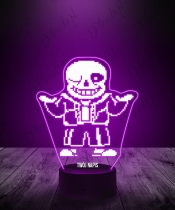 Lampka LED 3D Plexido Undertale Sans Blink - 2