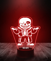 Lampka LED 3D Plexido Undertale Sans Blink - 3