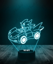 Lampka LED 3D Plexido Sonic Car - 1