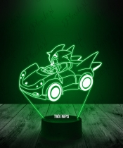 Lampka LED 3D Plexido Sonic Car - 2