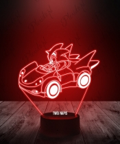 Lampka LED 3D Plexido Sonic Car - 3