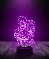Lampka LED 3D Plexido One Piece Luffy - 1