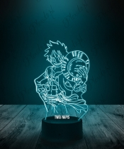 Lampka LED 3D Plexido One Piece Luffy - 3