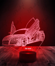 Lampka LED 3D Plexido Auto Porsche - 1