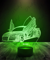 Lampka LED 3D Plexido Auto Porsche - 2