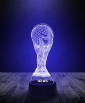 Lampka LED 3D Plexido Piłka Nożna Puchar Świata - 1