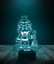 Lampka LED 3D Plexido Five Nights at Freddy's Mini Monty FNAF - 2