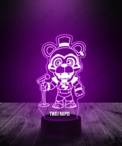 Lampka LED 3D Plexido Five Nights at Freddy's Mini Glamrock FNAF - 3