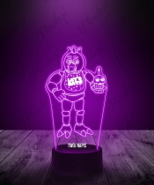 Lampka LED 3D Plexido Five Nights at Freddy's FNAF - 3