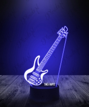 Lampka LED 3D Plexido Gitara Basowa - 1