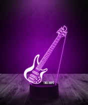 Lampka LED 3D Plexido Gitara Basowa - 2