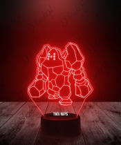 Lampka LED 3D Plexido Pokemon Regirock - 2