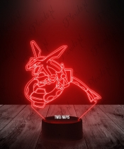 Lampka LED 3D Plexido Pokemon Rayquaza - 2