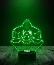 Lampka LED 3D Plexido Pokemon Jirachi - 1